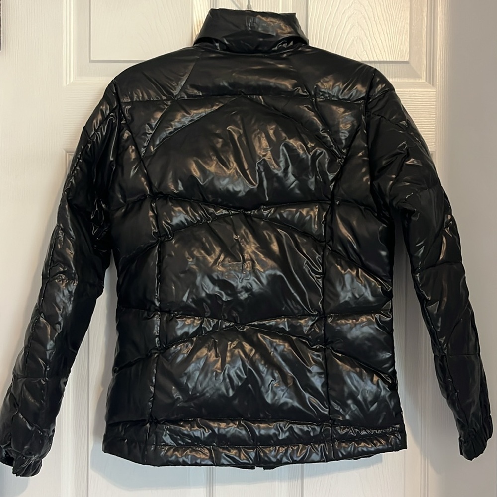 Women's Michael Kors Black Puffer Jacket - Picture 4 of 6